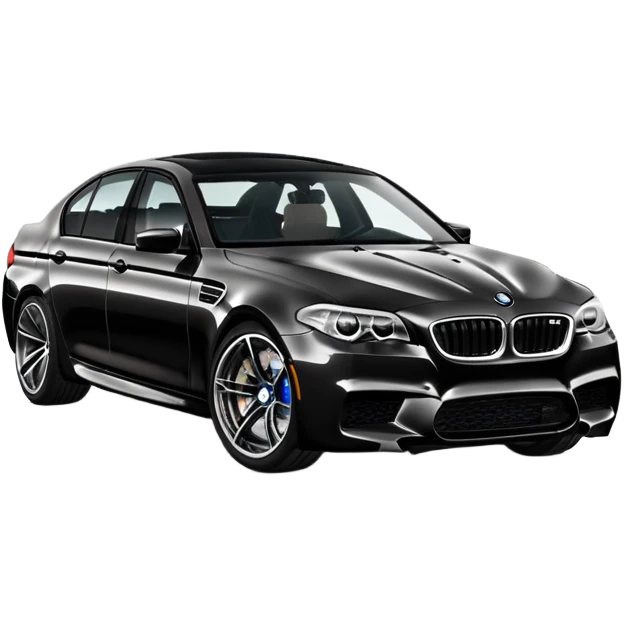 BMW M5 sports sedan car emoji