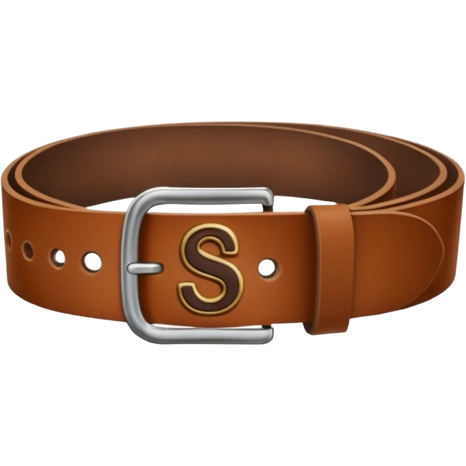 A belt with the letters S and E emoji