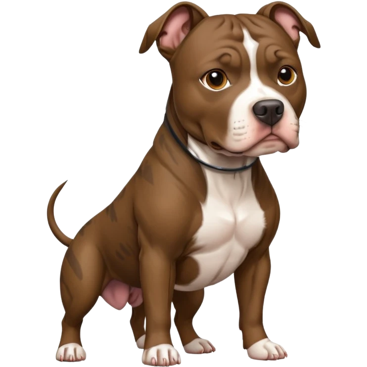 all dark brindle pit  emoji