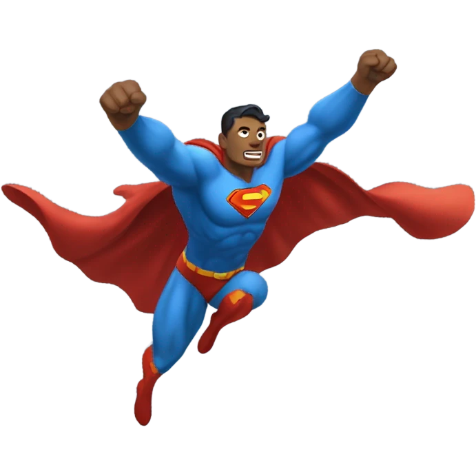 supermen fly  emoji