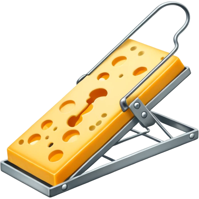 Mouse trap emoji