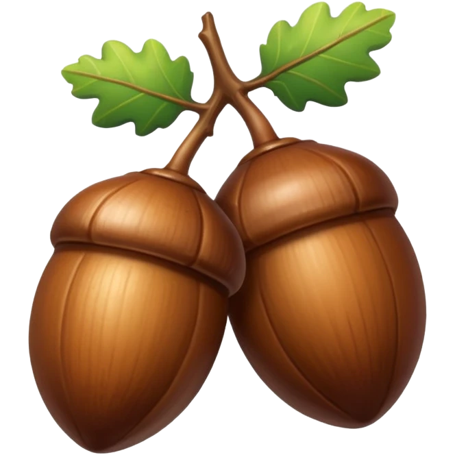 oak acorns emoji