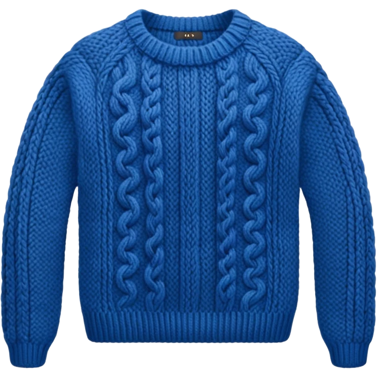 Knitted sweater emoji