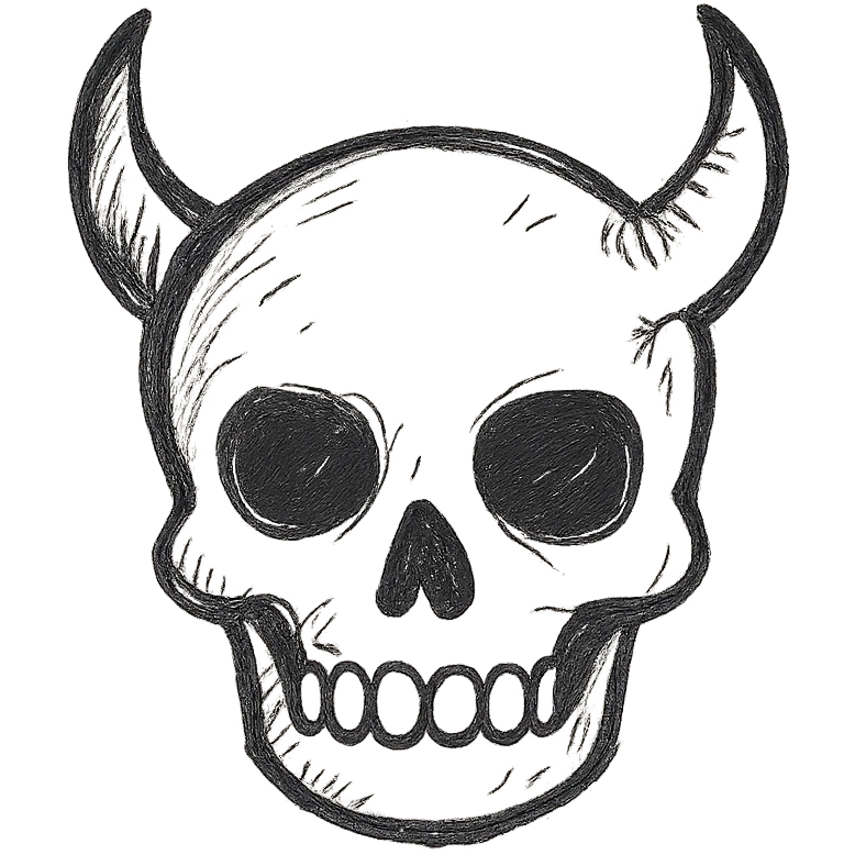 skull with horns emoji