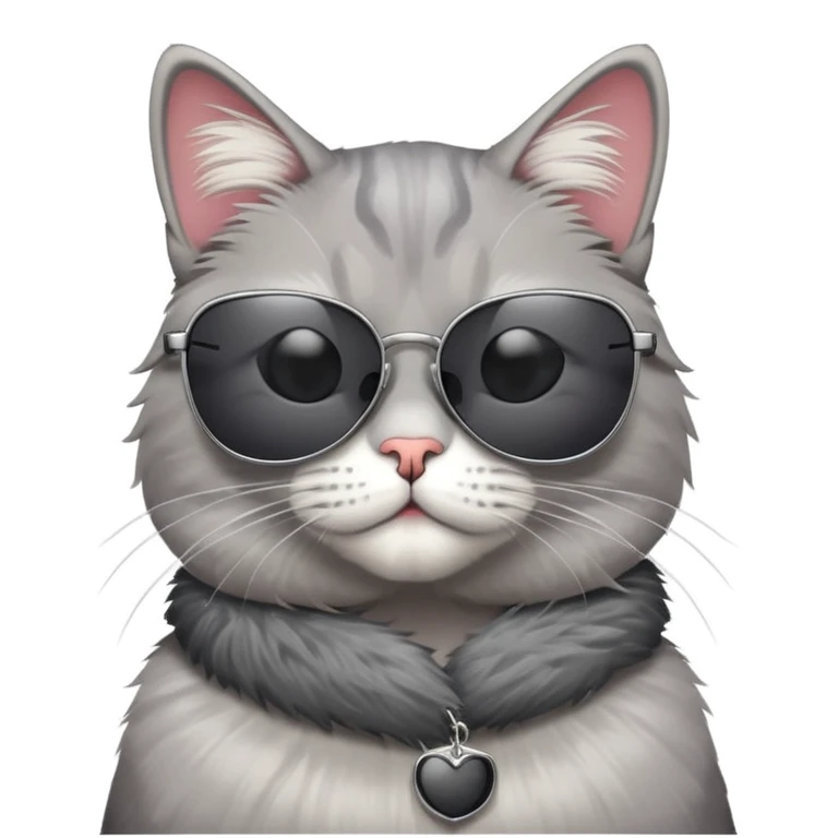 Cat wearing sunglasses emoji