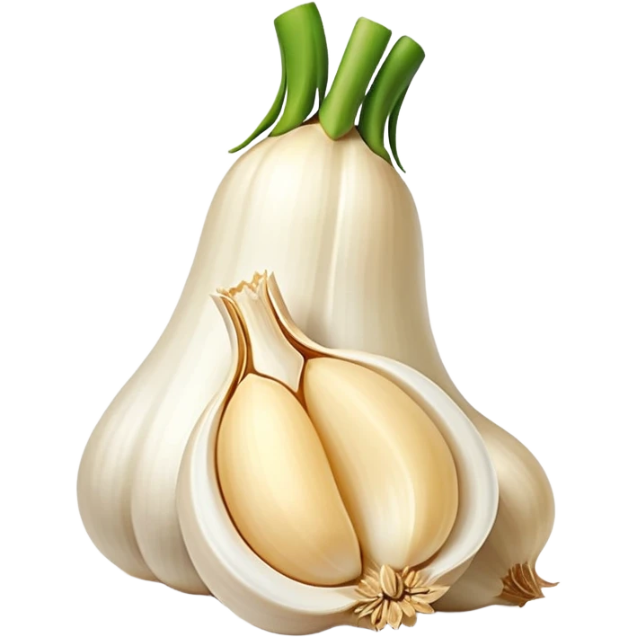 peeled garlic cloves emoji