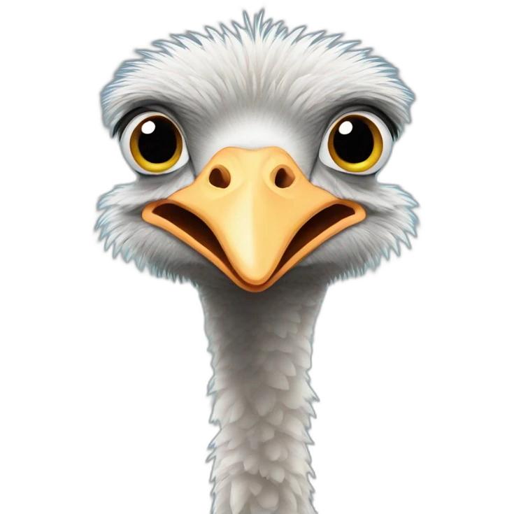 Ostrich emoji