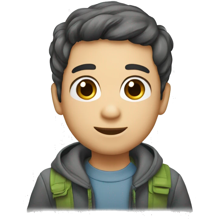 menino de 5 anos moreno olhos apertados emoji