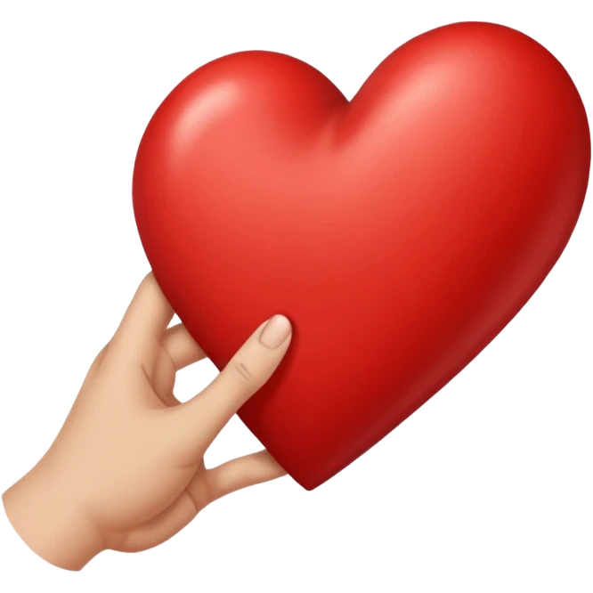 hand  draw heart emoji