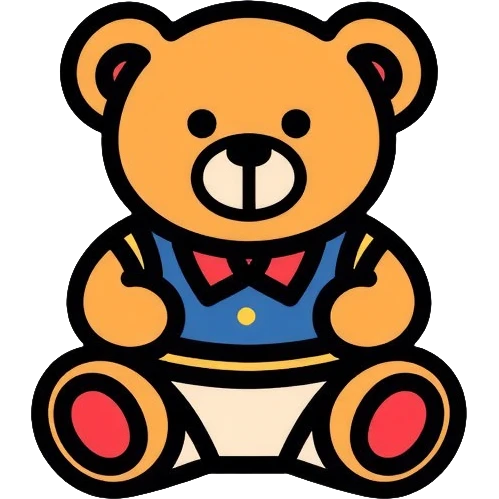 Ralph Lauren Polo Bear teddy bear mascot emoji