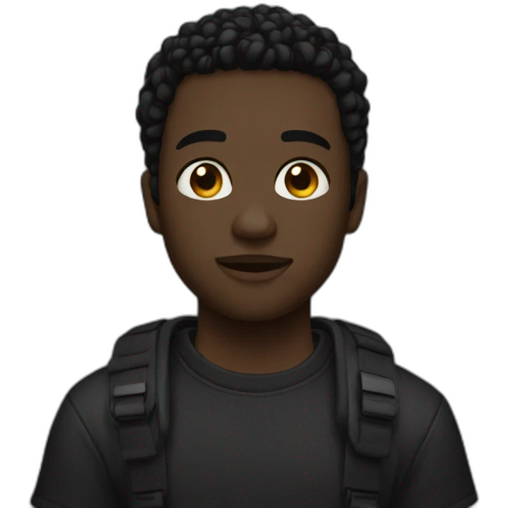 Black aesthetic emoji