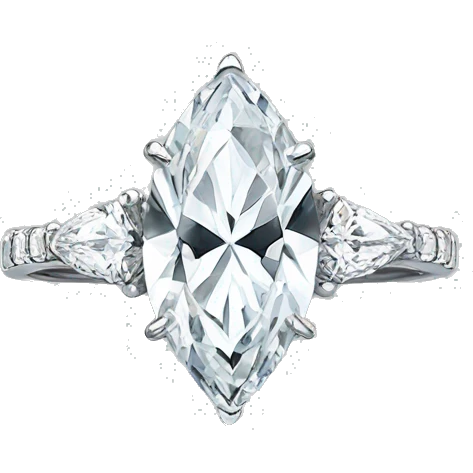 Engagement ring marquise emoji