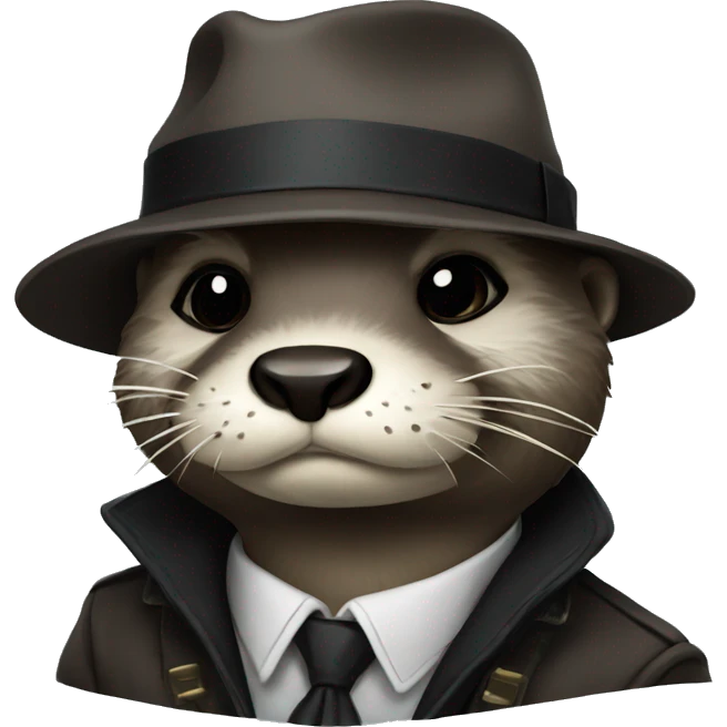 Gangster otter  emoji