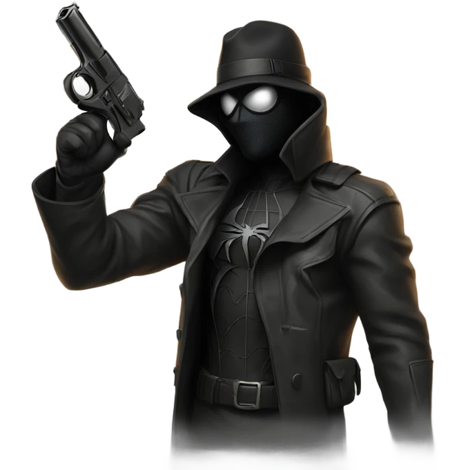Spider-Man Noir emoji