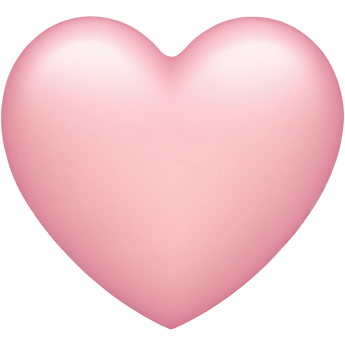 Light pink heart emoji