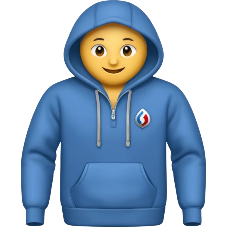 erstelle mir nur einen kapuzenpullover in uni und ohne mensch ohne smiley bitte bzw. muster emoji