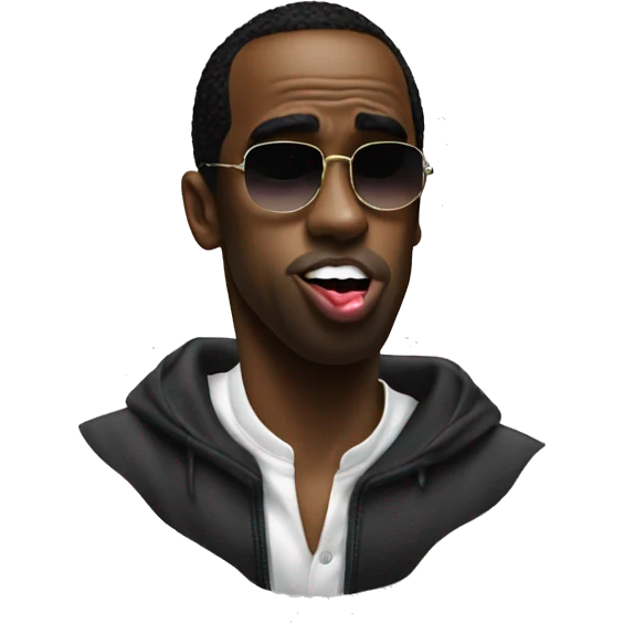 P Diddy licking his lips emoji