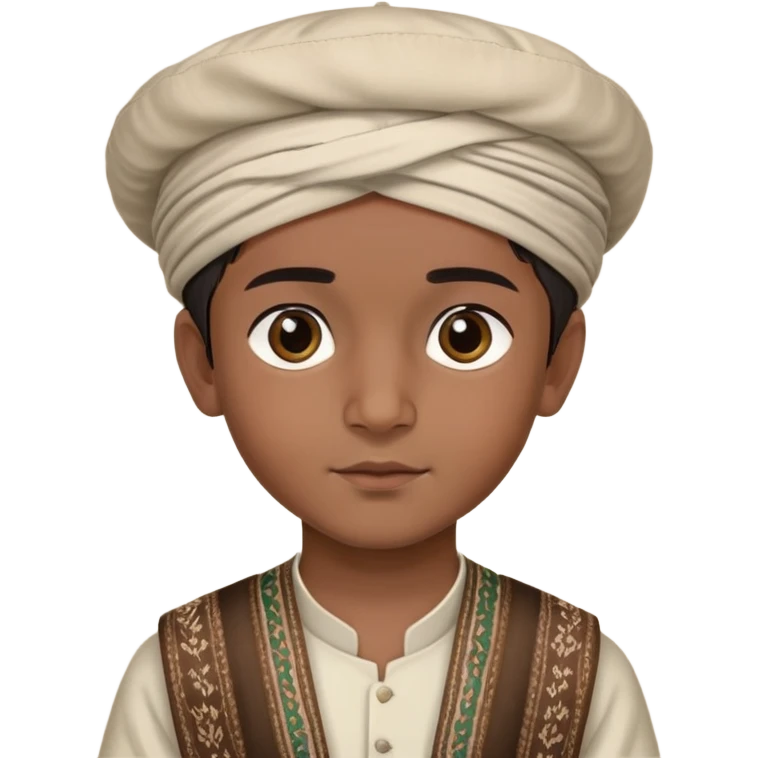 young Afghanistan boy emoji