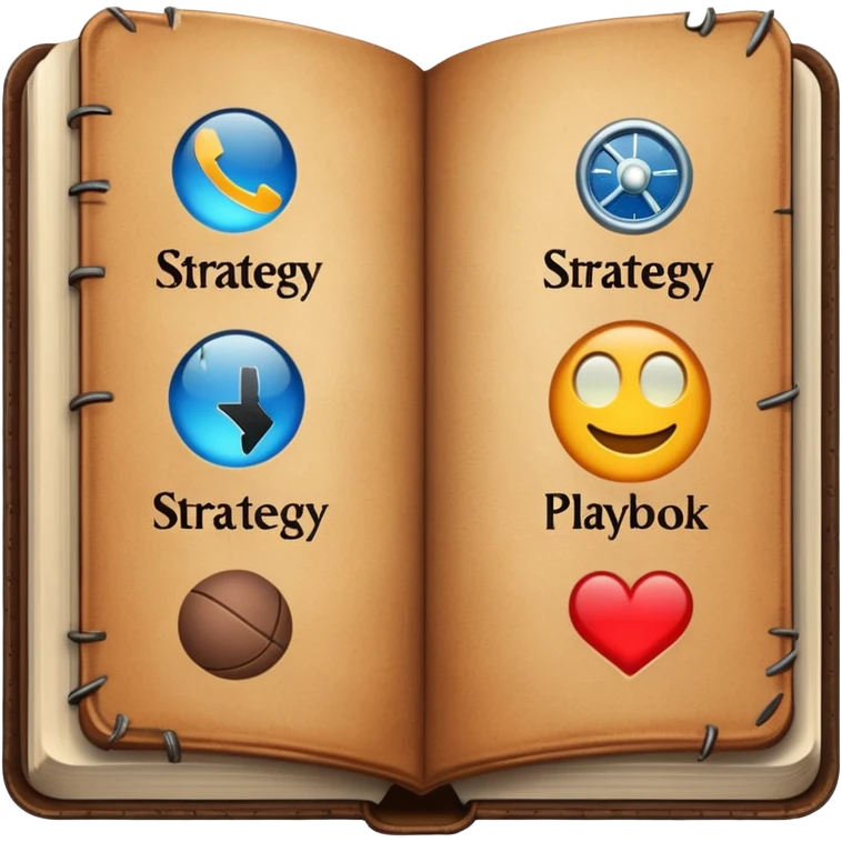 strategy playbook emoji