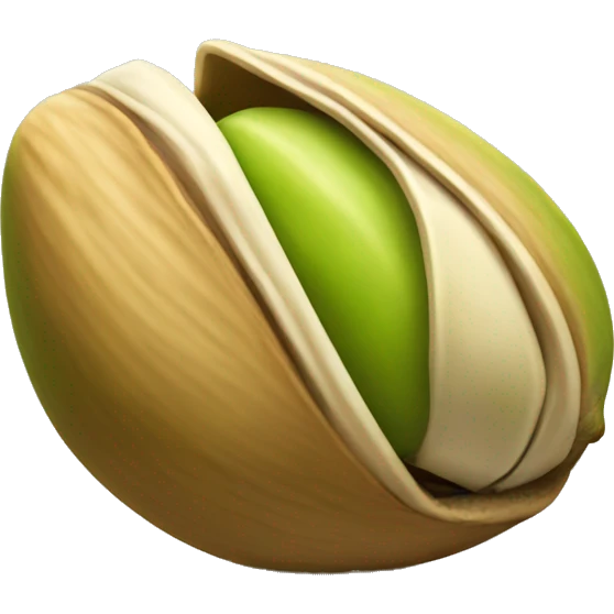 pistachio nut with shell emoji