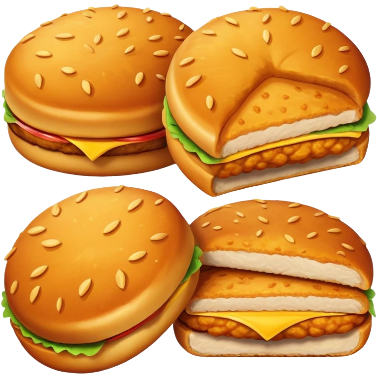 chicken patty emoji