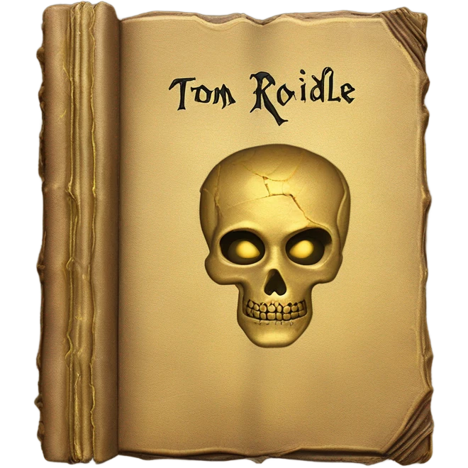 Tom Riddle's diary emoji