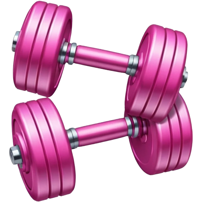 mancuernas rosas emoji