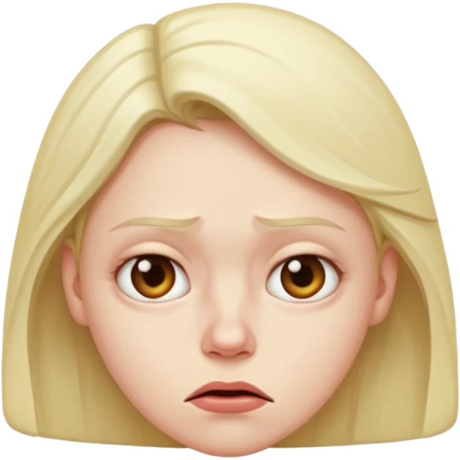 Side eye of disgust emoji