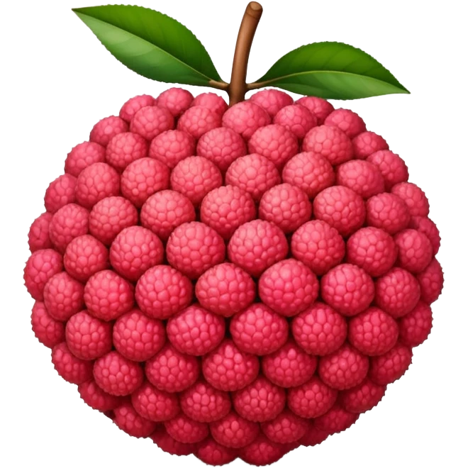 lychee fruit emoji