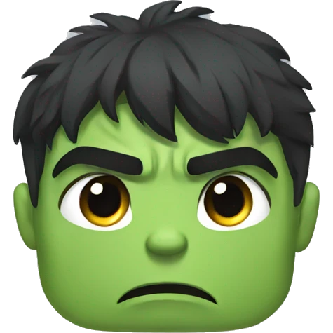 Hulk sad emoji