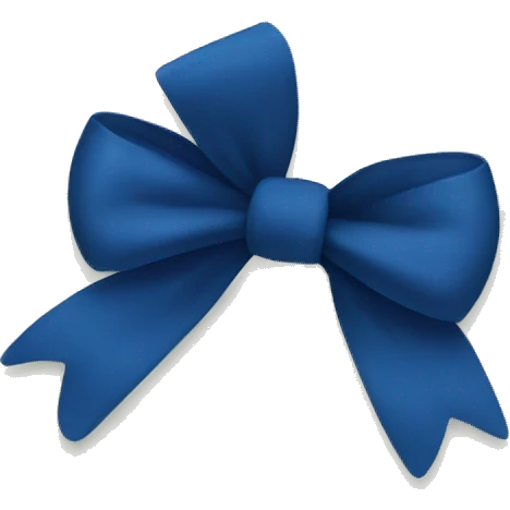  money with dark blue bow emoji
