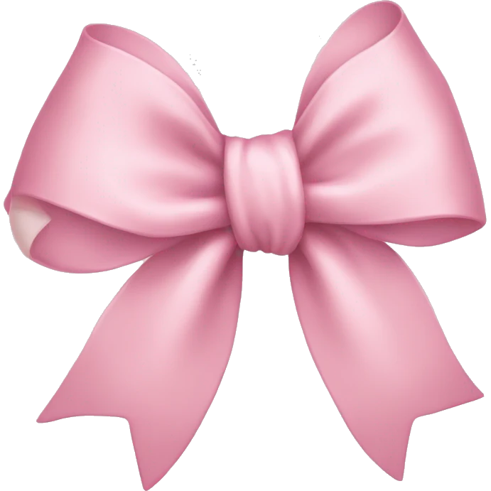 light pink bow  emoji
