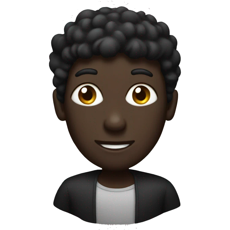 Black cake emoji