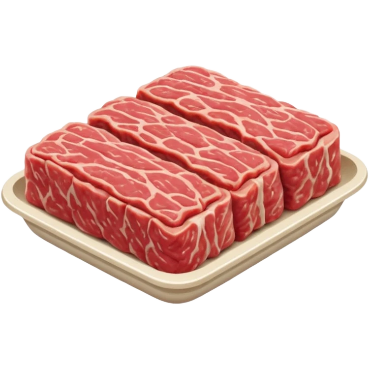 A pack of minced pork emoji