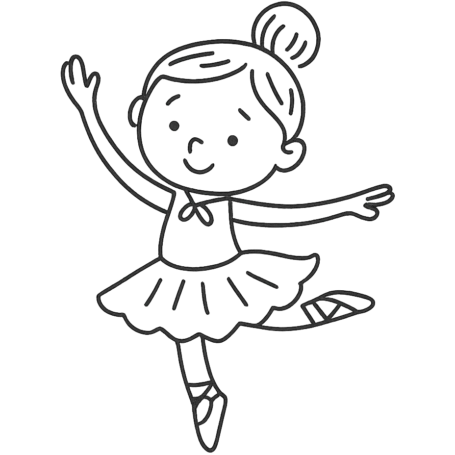 white baby girl dancer emoji
