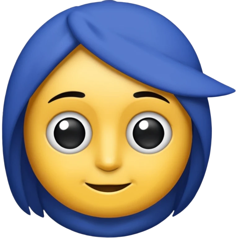 Inima mov cu trecere spre albastru si coada de drăcușor emoji