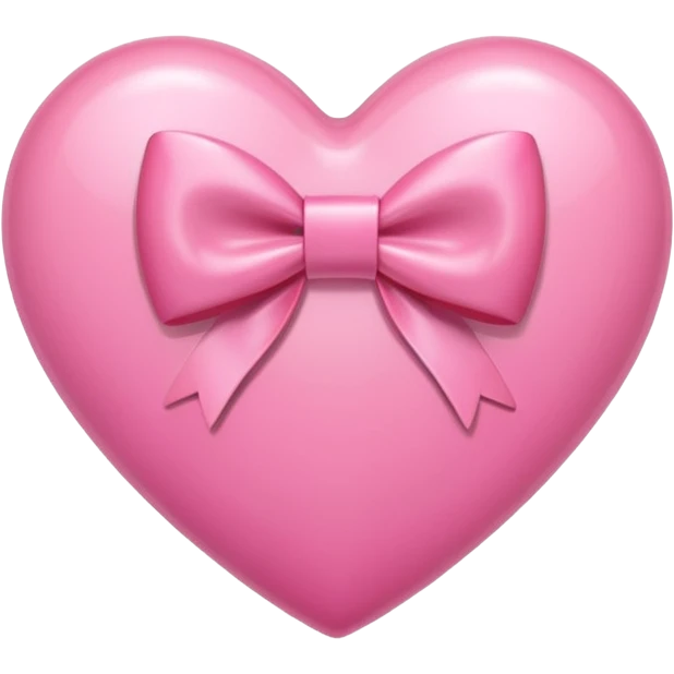 pink heart with bow in it  emoji