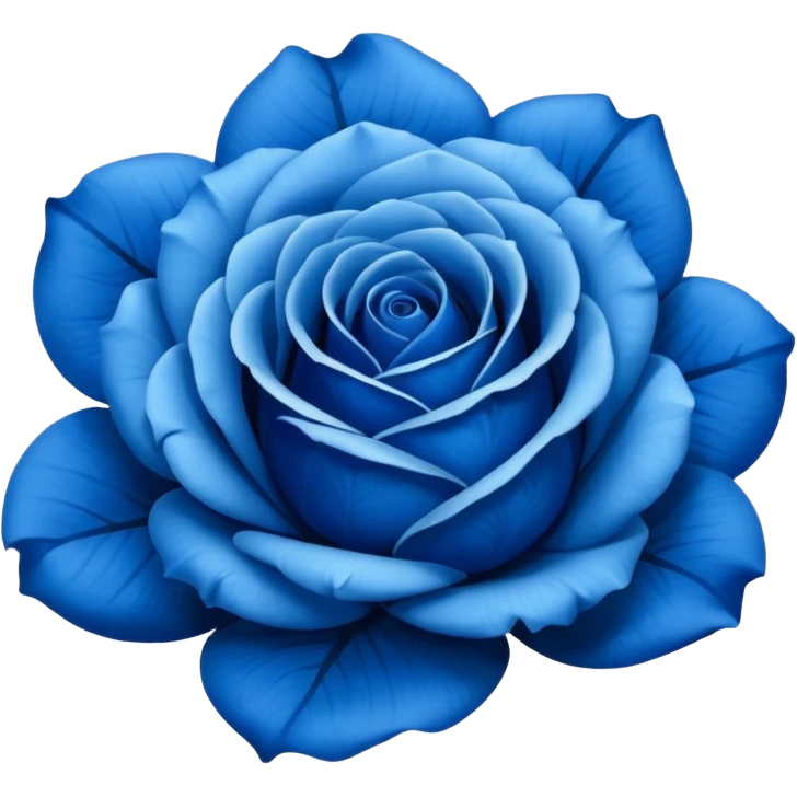 blue rose emoji