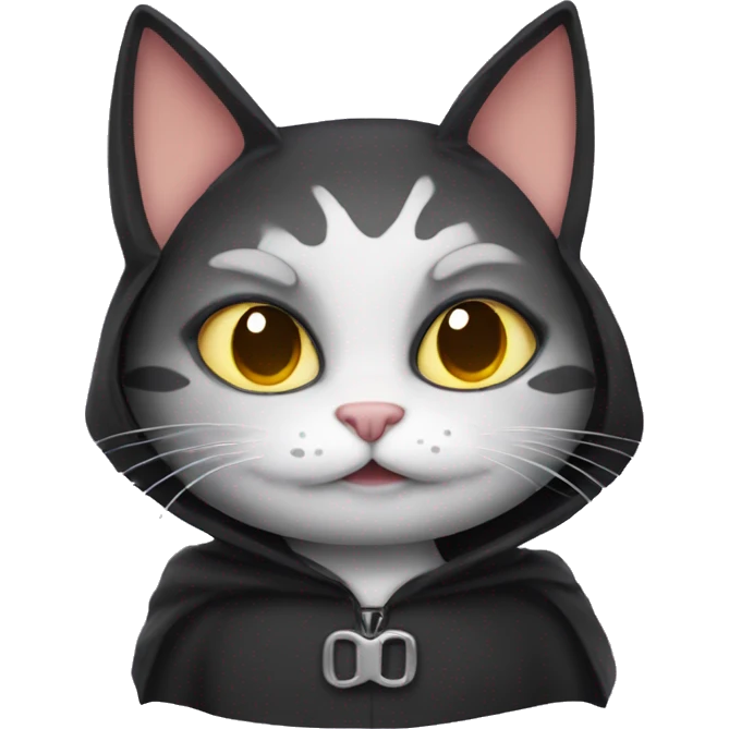 cat wearing a bat costume  emoji