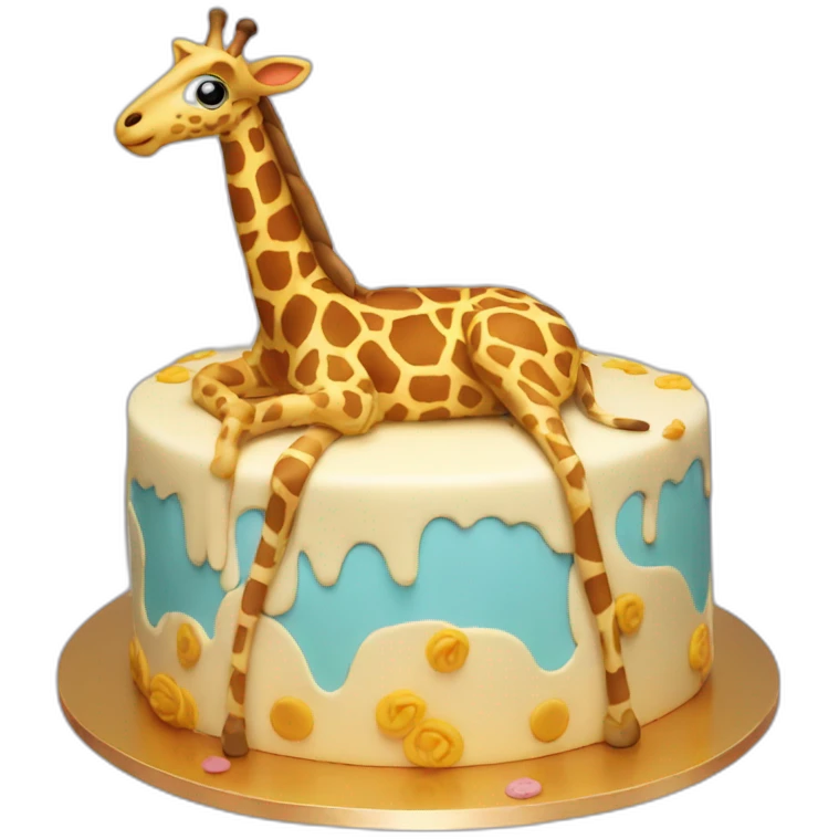 girafe cake emoji