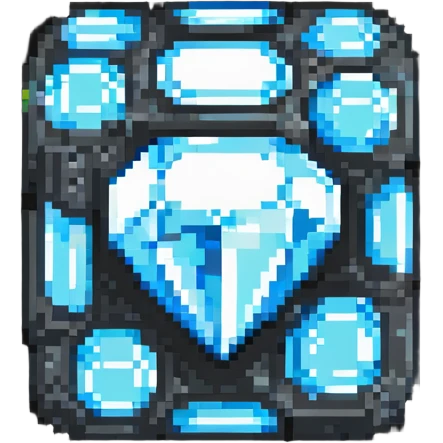 minecraft diamond ore block emoji