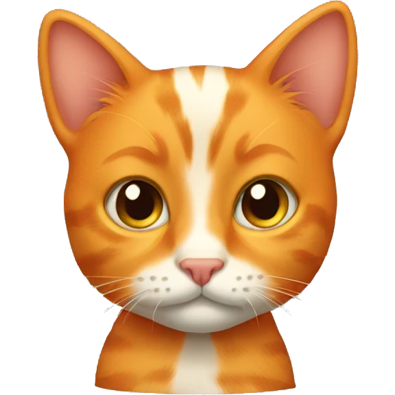 Little Orange cat  emoji
