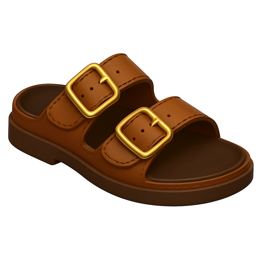 Keep the image exactly like the reference but change the green parts to brown. Maintain all other details and style as in the original image. emoji