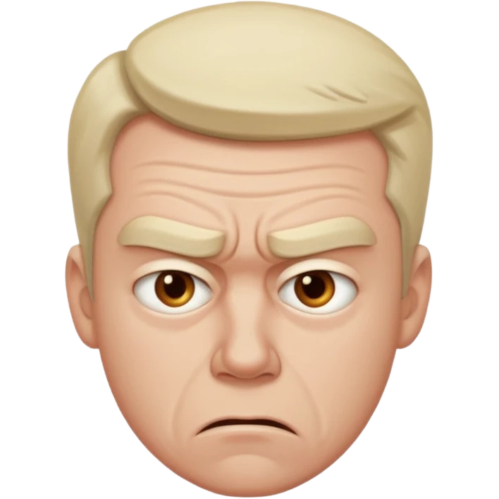 man frustrated emoji