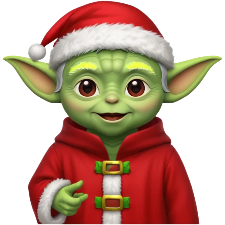 yoda santa emoji