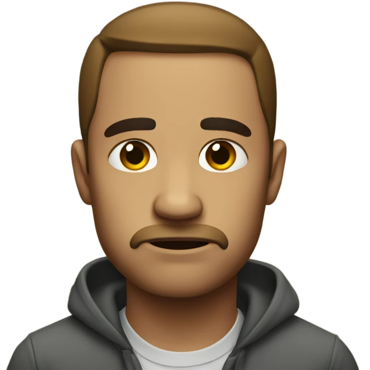 Boring and sad  emoji