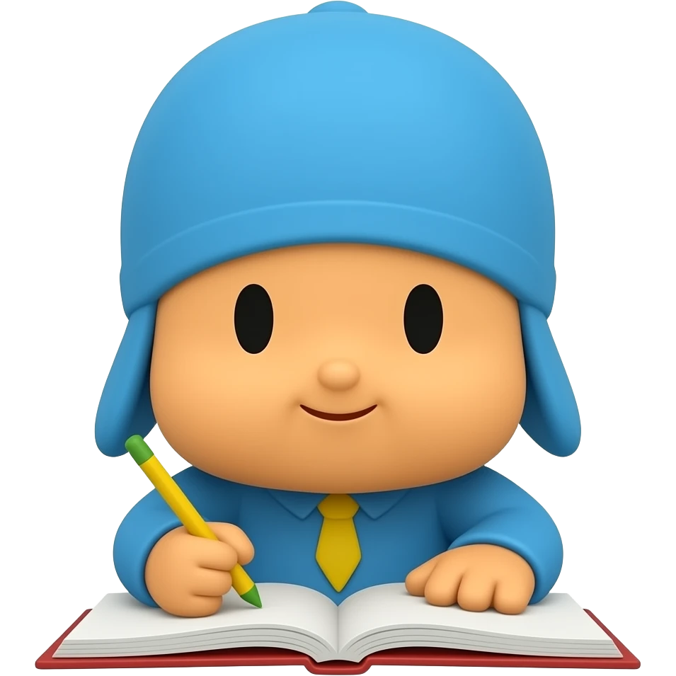 Ders çalışan POCOYO emoji