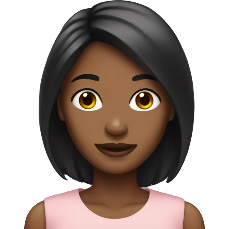 black hair women emoji