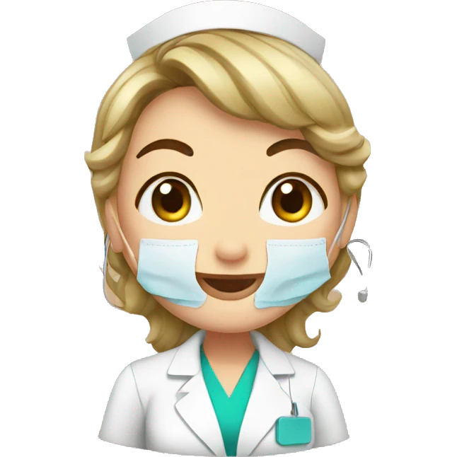 nurse piercing ears emoji