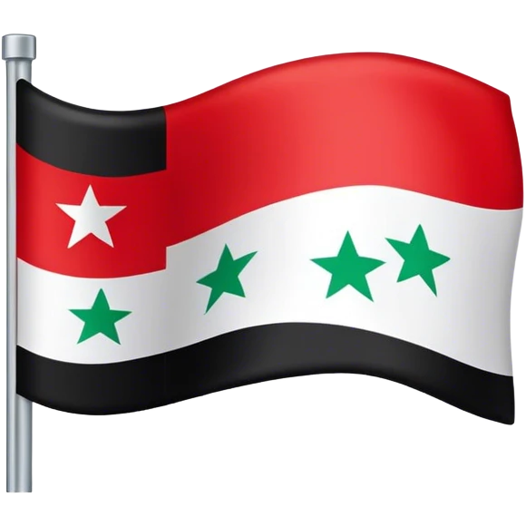 New Syrian flag  emoji